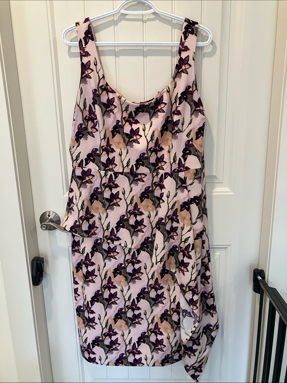 BRIAN BAILEY Sheath Dress PINK PURPLE Sz XL